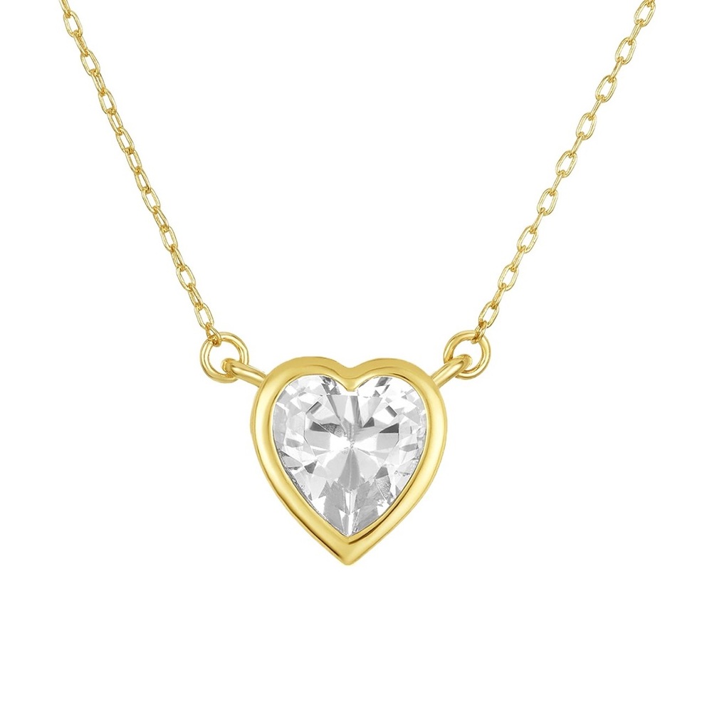 Melinda Maria Lustig Heart Necklace